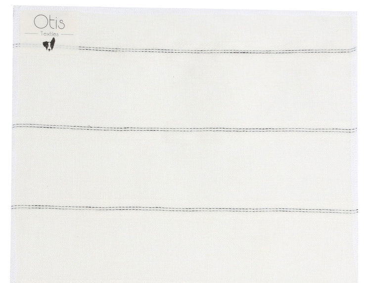 Wilson Stripe White – Otis Textiles