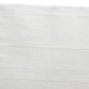 Stitched Stripe White