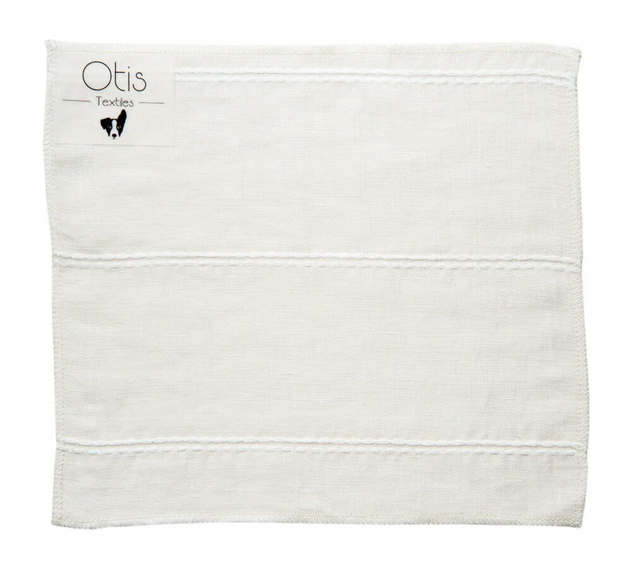 True Stitched Stripe White – Otis Textiles